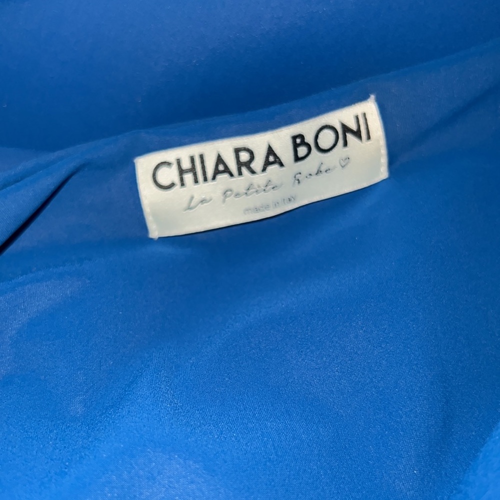 ❌SOLD❌ La piete robe Chiara boni blue maxi dress gown 44 - Picture 6 of 7
